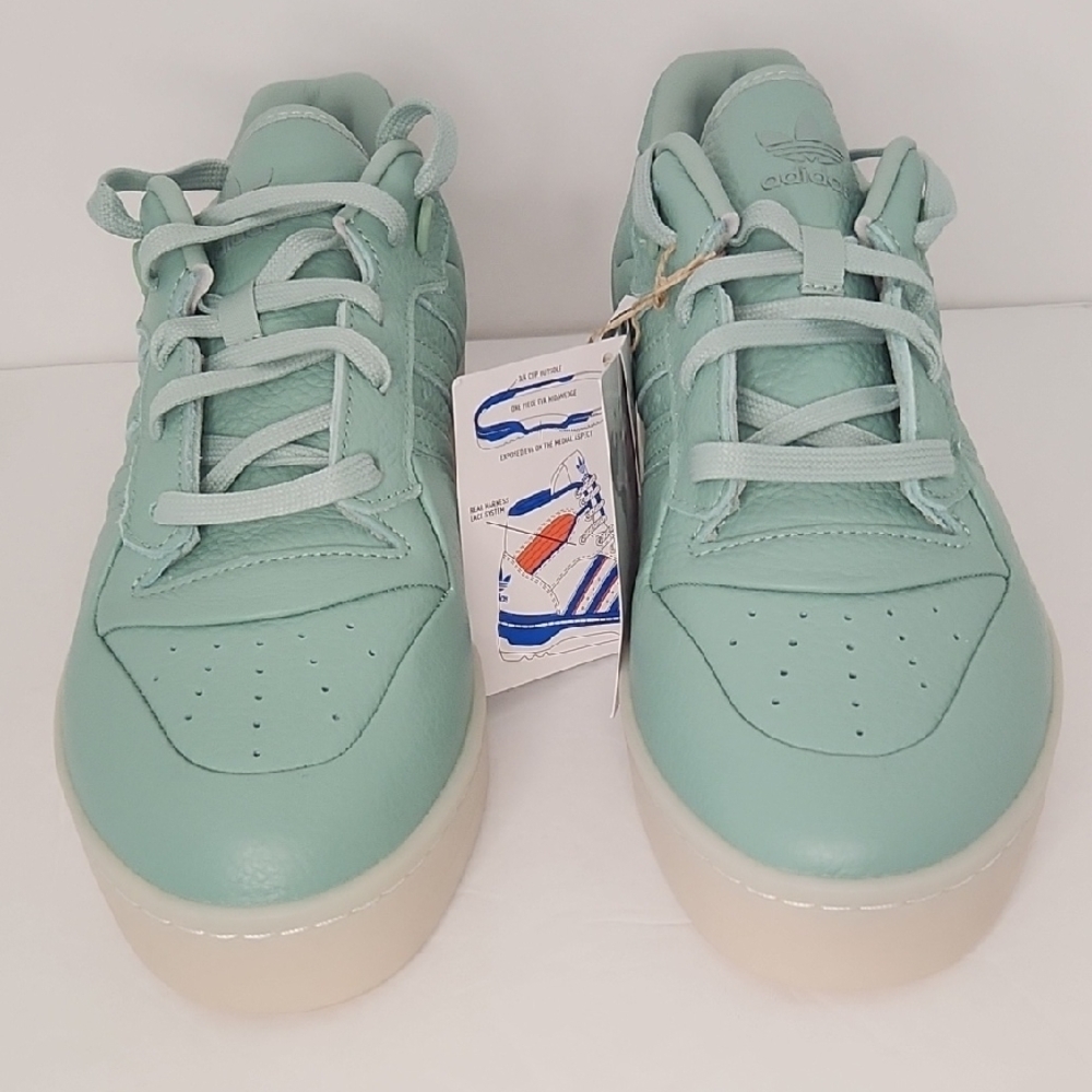 Adidas Women's Pastel Green Sneakers - Picture 2 of 11